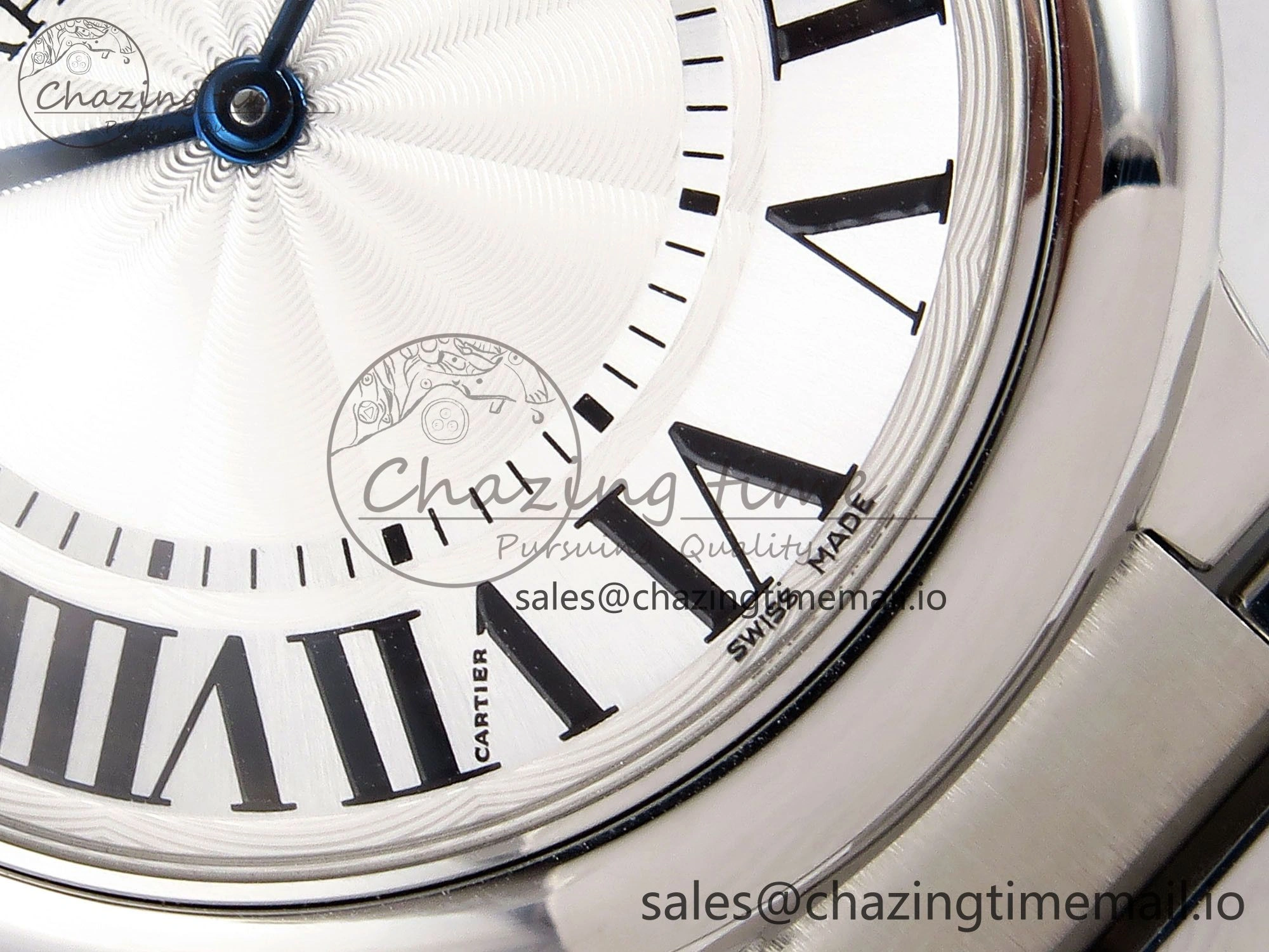 Ballon Bleu 36mm V6F 1:1 Best Edition White Dial on SS Bracelet A690