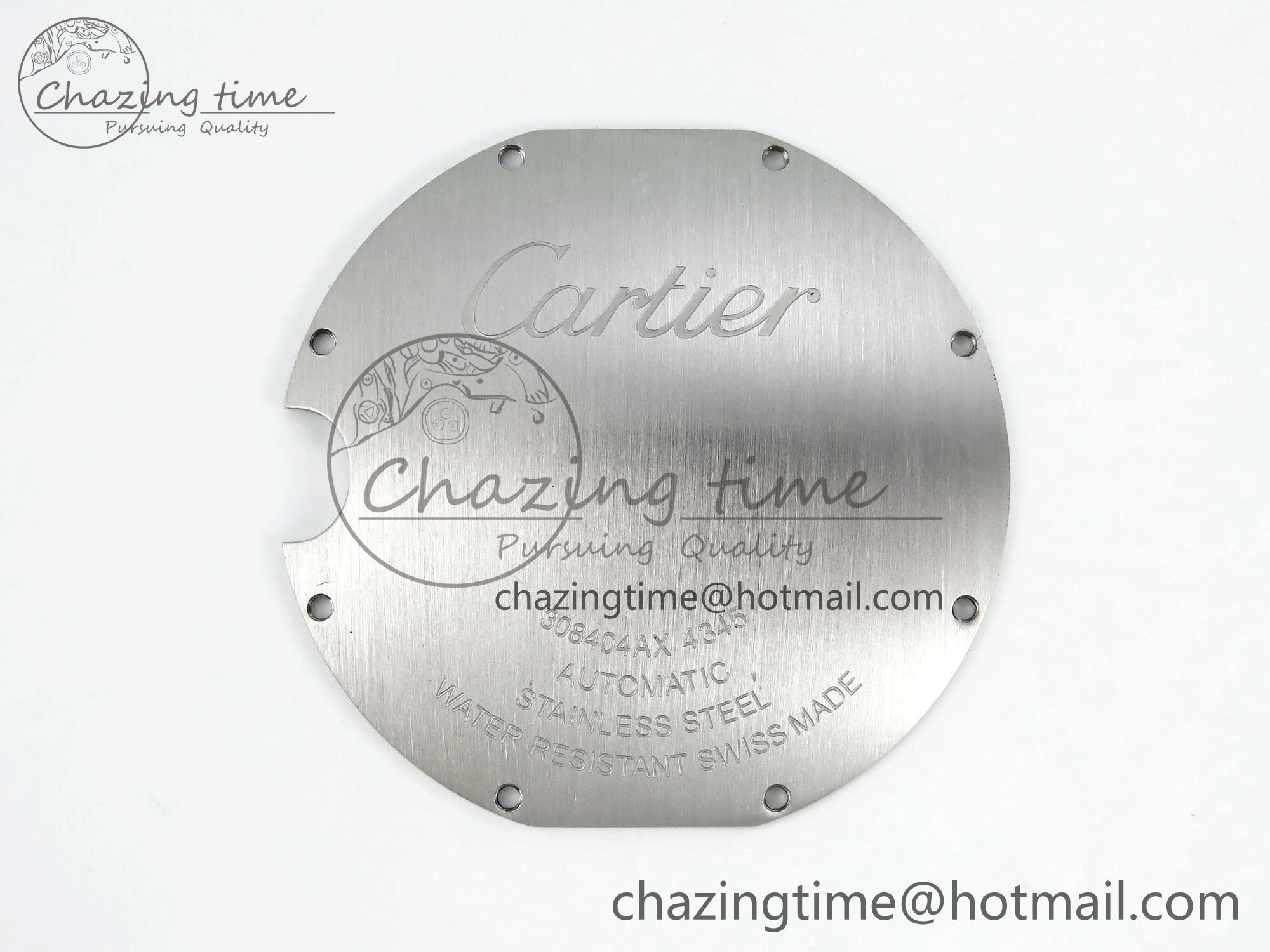Ballon Bleu 40mm SS CHF 1:1 Best Edition Grey Texture Dial on SS Bracelet A2824