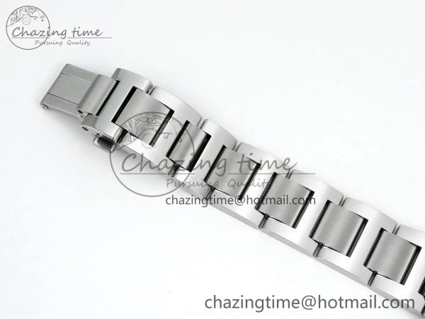 Ballon Bleu 40mm SS CHF 1:1 Best Edition Grey Texture Dial on SS Bracelet A2824