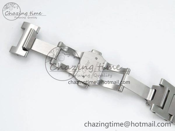 Ballon Bleu 40mm SS CHF 1:1 Best Edition Grey Texture Dial on SS Bracelet A2824