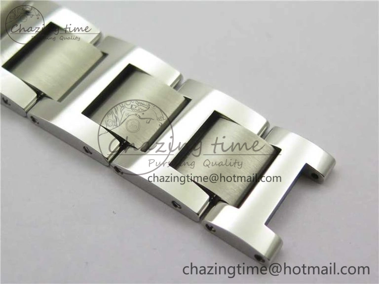 Ballon Bleu 42mm Crystal Bezel SS V6F 1:1 Best Edition White Texture Dial on SS Bracelet A2824