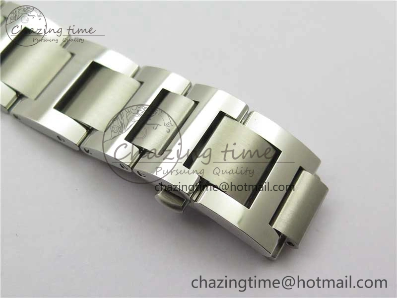 Ballon Bleu 42mm Crystal Bezel SS V6F 1:1 Best Edition White Texture Dial on SS Bracelet A2824
