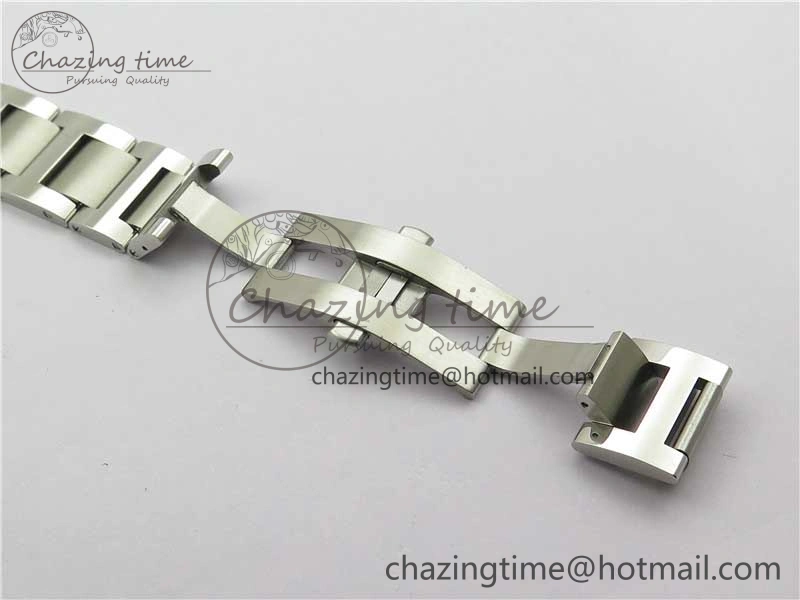 Ballon Bleu 42mm Crystal Bezel SS V6F 1:1 Best Edition White Texture Dial on SS Bracelet A2824