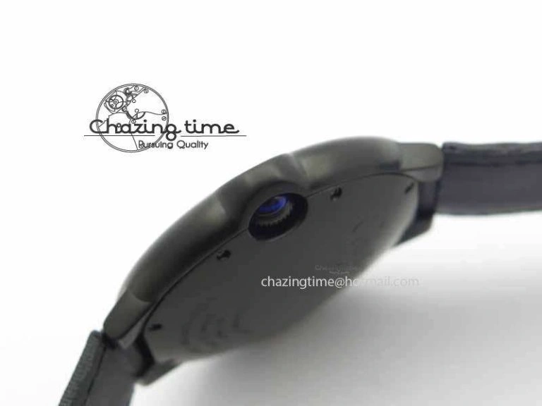 Ballon Bleu 42mm DLC JF Best Edition Black Dial On Black Nylon Strap Miyota9015