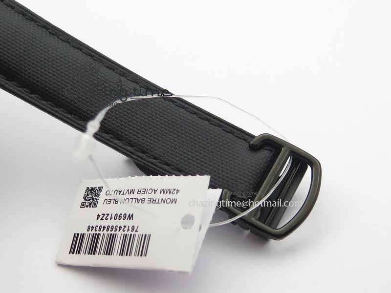 Ballon Bleu 42mm DLC JF Best Edition Black Dial On Black Nylon Strap Miyota9015