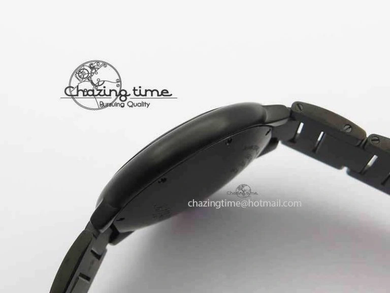 Ballon Bleu 42mm DLC JF Best Edition Black Dial On DLC Bracelet Miyota9015