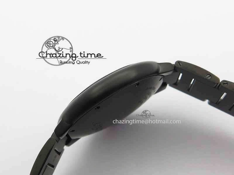 Ballon Bleu 42mm DLC JF Best Edition Black Dial On DLC Bracelet Miyota9015