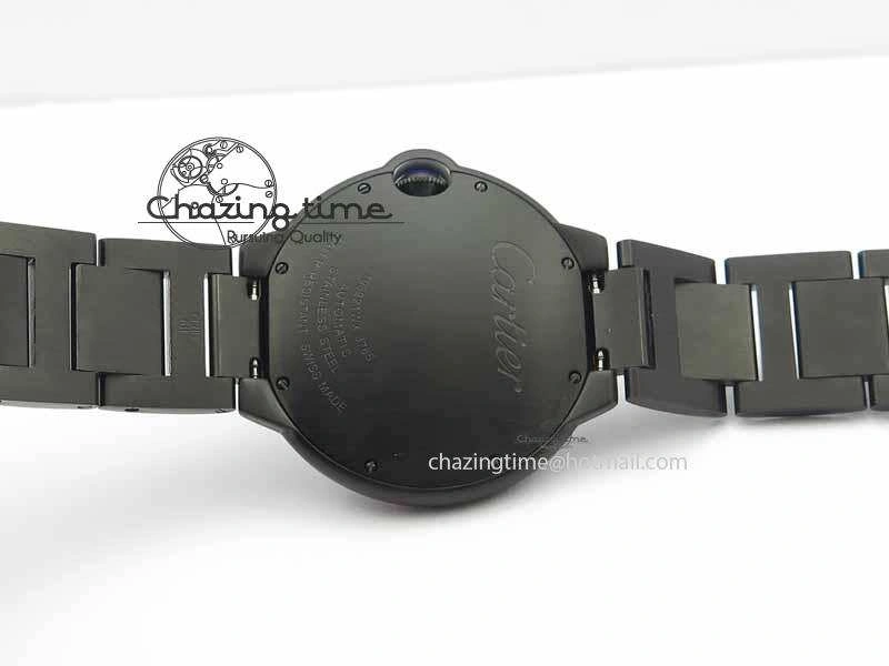 Ballon Bleu 42mm DLC JF Best Edition Black Dial On DLC Bracelet Miyota9015