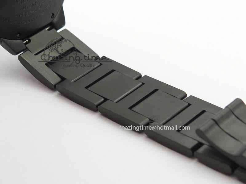 Ballon Bleu 42mm DLC JF Best Edition Black Dial On DLC Bracelet Miyota9015
