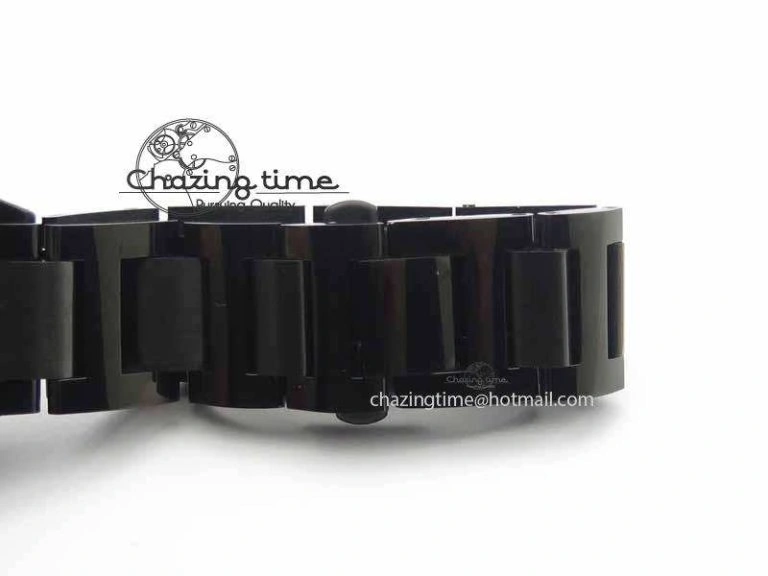 Ballon Bleu 42mm DLC JF Best Edition Black Dial On DLC Bracelet Miyota9015
