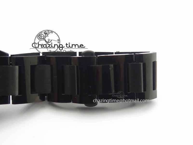 Ballon Bleu 42mm DLC JF Best Edition Black Dial On DLC Bracelet Miyota9015
