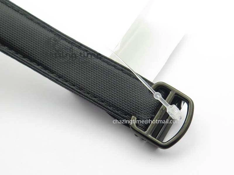 Ballon Bleu 42mm DLC V6F Best Edition Black Dial On Black Nylon Strap A2824