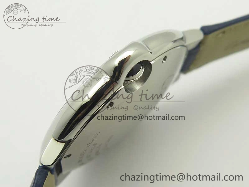 Ballon Bleu 42mm SS AF 1:1 Best Edition Blue Texture Dial on Blue Crocodile Strap A2892