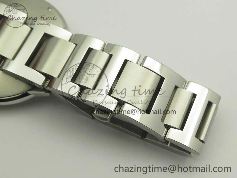 Ballon Bleu 42mm SS AF 1:1 Best Edition Blue Texture Dial on SS Bracelet A2892