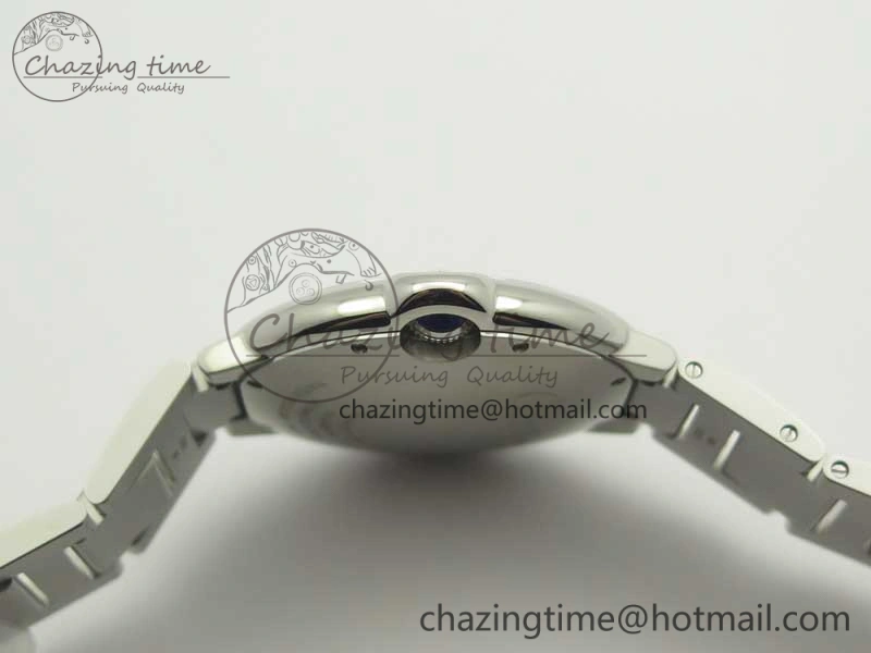 Ballon Bleu 42mm SS AF 1:1 Best Edition Blue Texture Dial on SS Bracelet A2892
