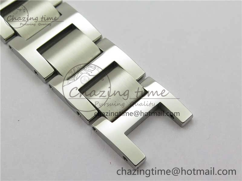 Ballon Bleu 42mm SS AF 1:1 Best Edition White Texture Dial on SS Bracelet A2824