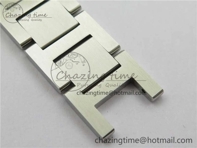Ballon Bleu 42mm SS AF 1:1 Best Edition White Texture Dial on SS Bracelet A2824