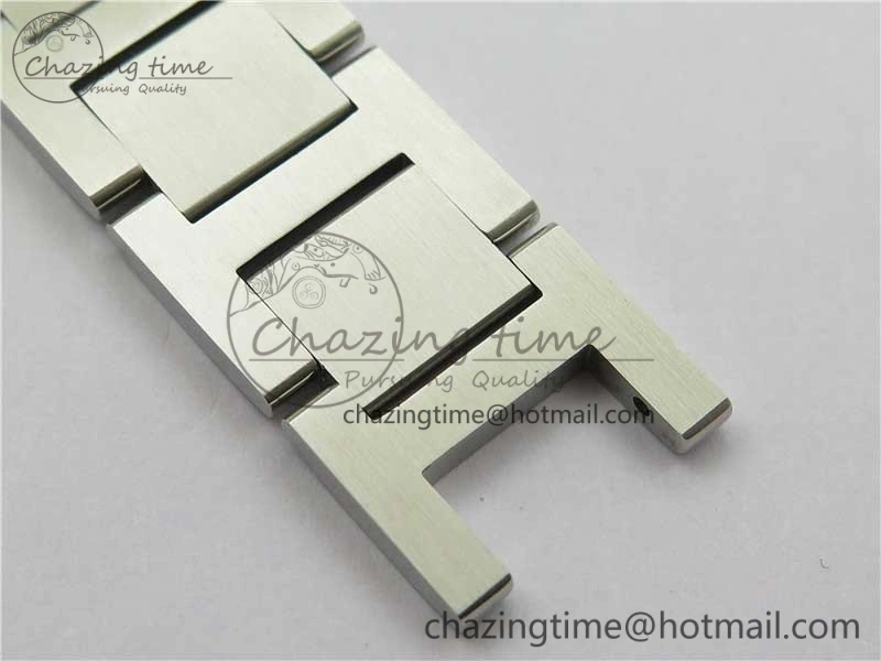 Ballon Bleu 42mm SS AF 1:1 Best Edition White Texture Dial on SS Bracelet A2824