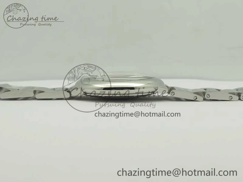 Ballon Bleu 42mm SS AF 1:1 Best Edition White Texture Dial on SS Bracelet A2892