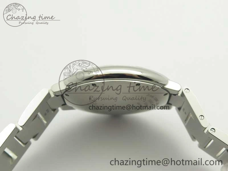 Ballon Bleu 42mm SS AF 1:1 Best Edition White Texture Dial on SS Bracelet A2892