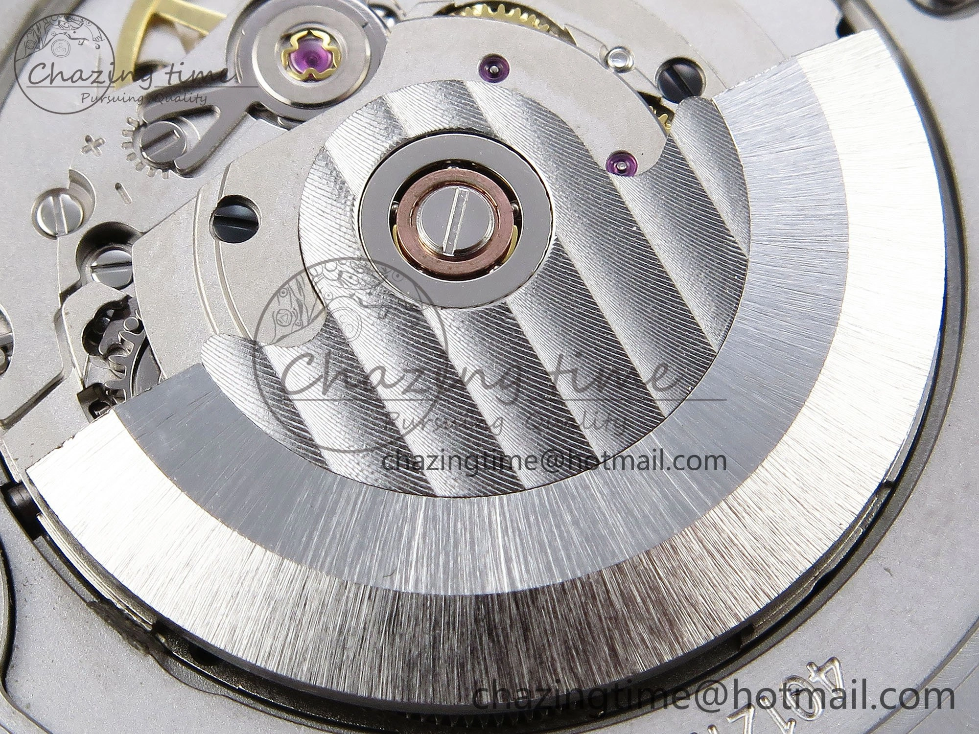 Ballon Bleu 42mm SS CHF 1:1 Best Edition Grey Texture Dial on SS Bracelet A2824
