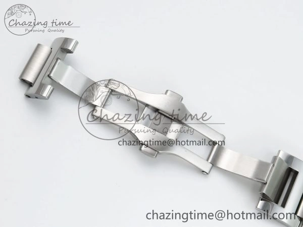 Ballon Bleu 42mm SS CHF 1:1 Best Edition Grey Texture Dial on SS Bracelet A2824