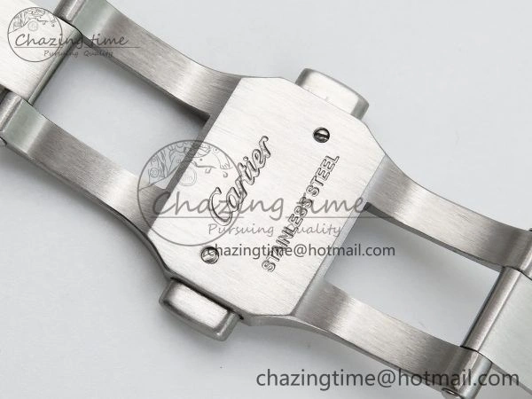 Ballon Bleu 42mm SS CHF 1:1 Best Edition White Texture Dial 1Line Diamonds Bezel on SS Bracelet A2824