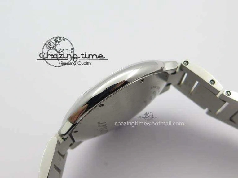 Ballon Bleu 42mm SS V4 V6F 1:1 Best Edition White Textured Dial On SS Bracelet A2824