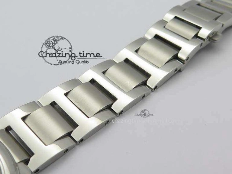 Ballon Bleu 42mm SS V4 V6F 1:1 Best Edition White Textured Dial On SS Bracelet A2824