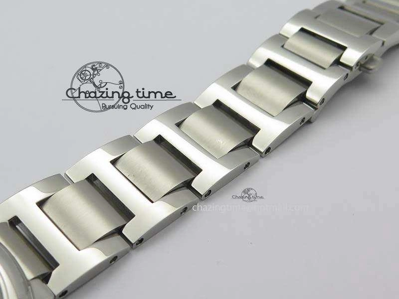 Ballon Bleu 42mm SS V4 V6F 1:1 Best Edition White Textured Dial On SS Bracelet A2824