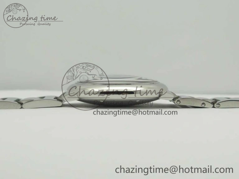 Ballon Bleu 42mm SS V6F 1:1 Best Edition Blue Textured Dial on SS Bracelet A2824 V4
