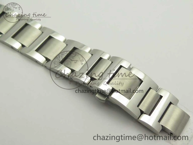 Ballon Bleu 42mm SS V6F 1:1 Best Edition Blue Textured Dial on SS Bracelet A2824 V4