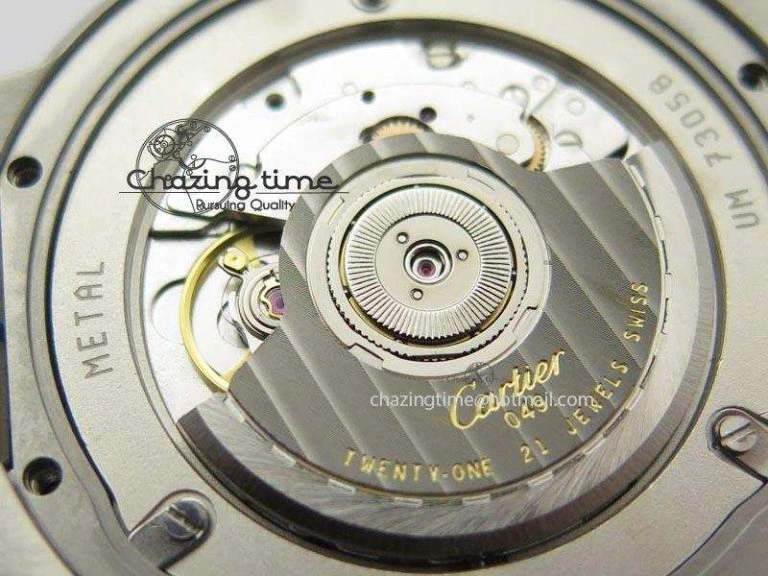 Ballon Bleu 42mm SS V6F 1:1 Best Edition White Dial On SS Bracelet A2892