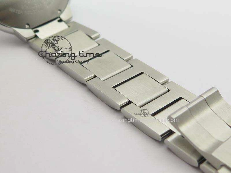 Ballon Bleu 42mm SS V6F 1:1 Best Edition White Dial On SS Bracelet A2892