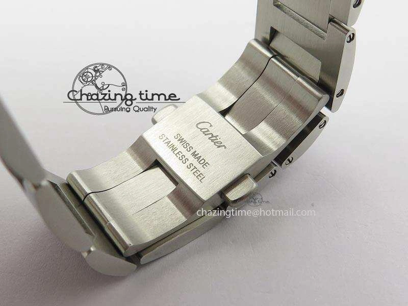 Ballon Bleu 42mm SS V6F 1:1 Best Edition White Dial On SS Bracelet A2892