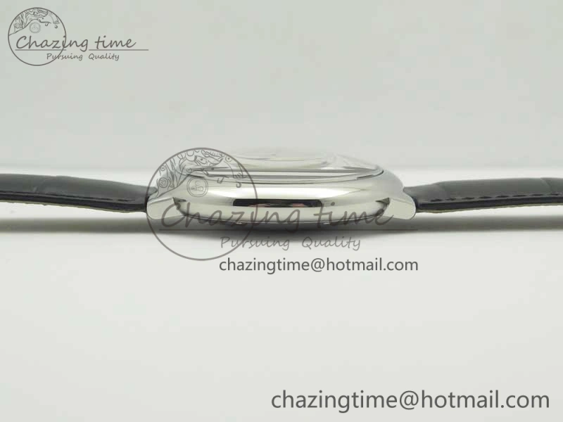 Ballon Bleu 42mm SS V6F 1:1 Best Edition White Textured Dial on Black Croc Strap A1847 MC V5