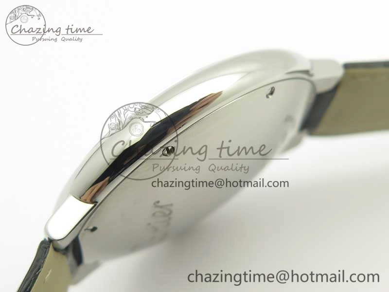 Ballon Bleu 42mm SS V6F 1:1 Best Edition White Textured Dial on Black Croc Strap A1847 MC V5