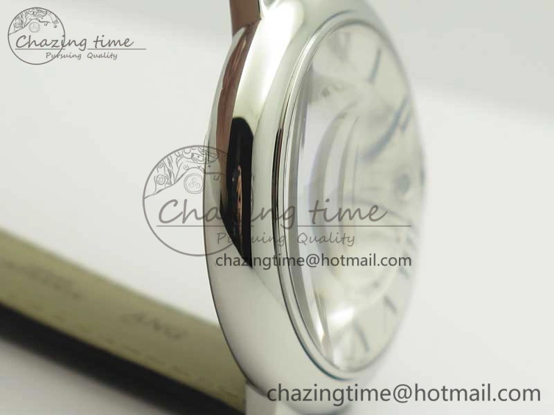 Ballon Bleu 42mm SS V6F 1:1 Best Edition White Textured Dial on Black Croc Strap A1847 MC V5