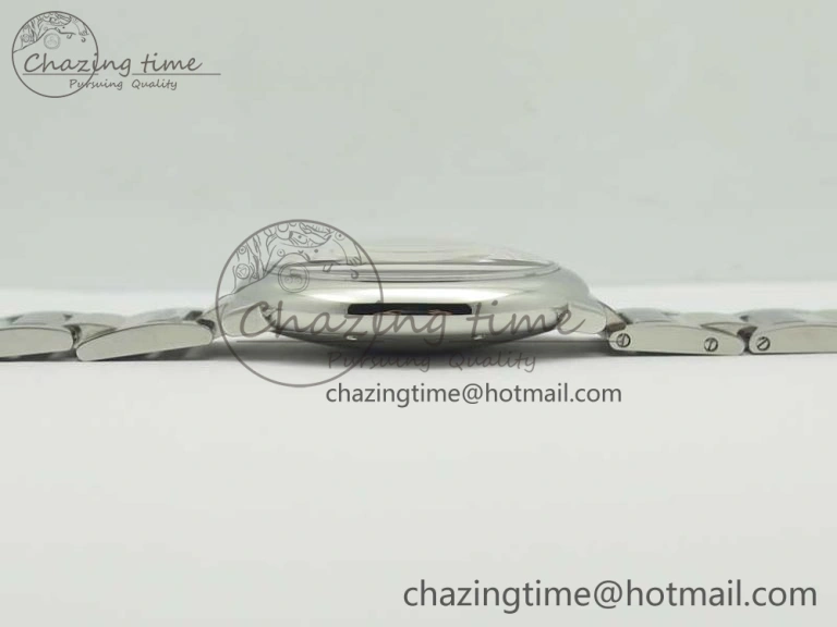 Ballon Bleu 42mm SS V6F 1:1 Best Edition White Textured Dial on SS Bracelet A1847 MC V5