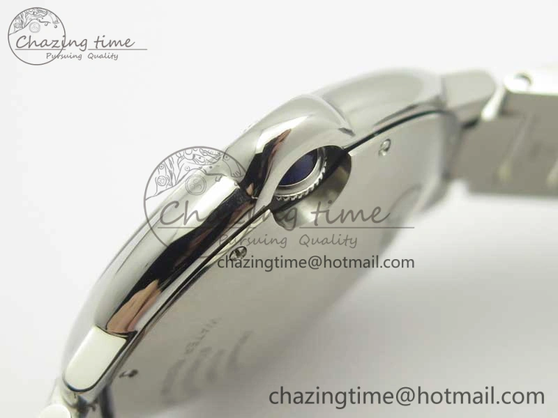 Ballon Bleu 42mm SS V6F 1:1 Best Edition White Textured Dial on SS Bracelet A1847 MC V5