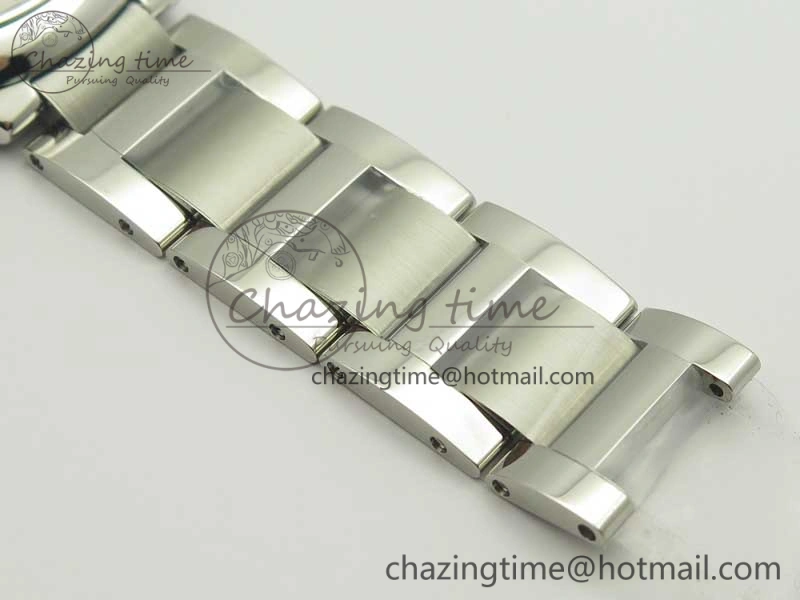 Ballon Bleu 42mm SS V6F 1:1 Best Edition White Textured Dial on SS Bracelet A1847 MC V5