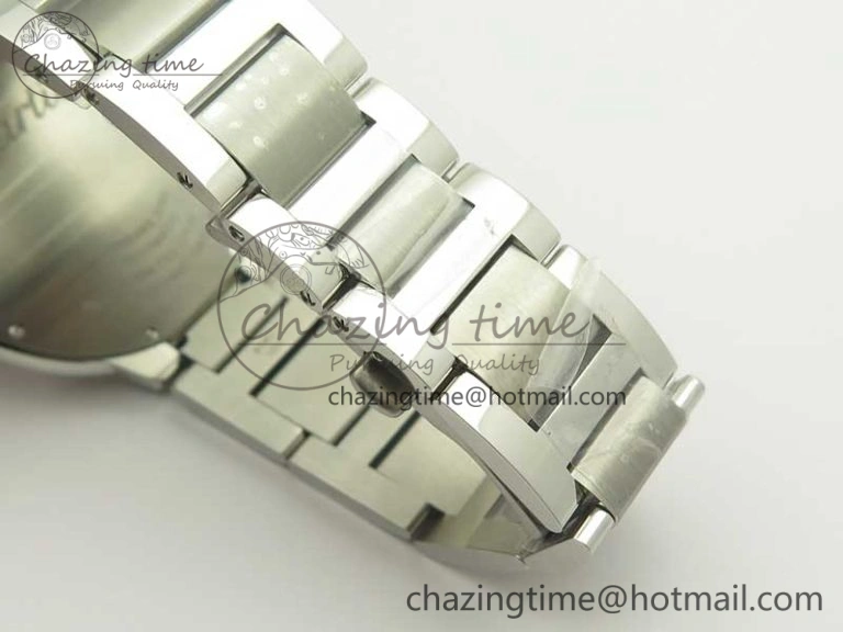 Ballon Bleu 42mm SS V6F 1:1 Best Edition White Textured Dial on SS Bracelet A1847 MC V5
