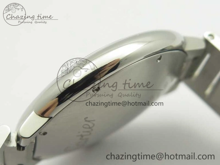Ballon Bleu 42mm SS ZZF 1:1 Best Edition White Textured Dial On SS Bracelet A2824
