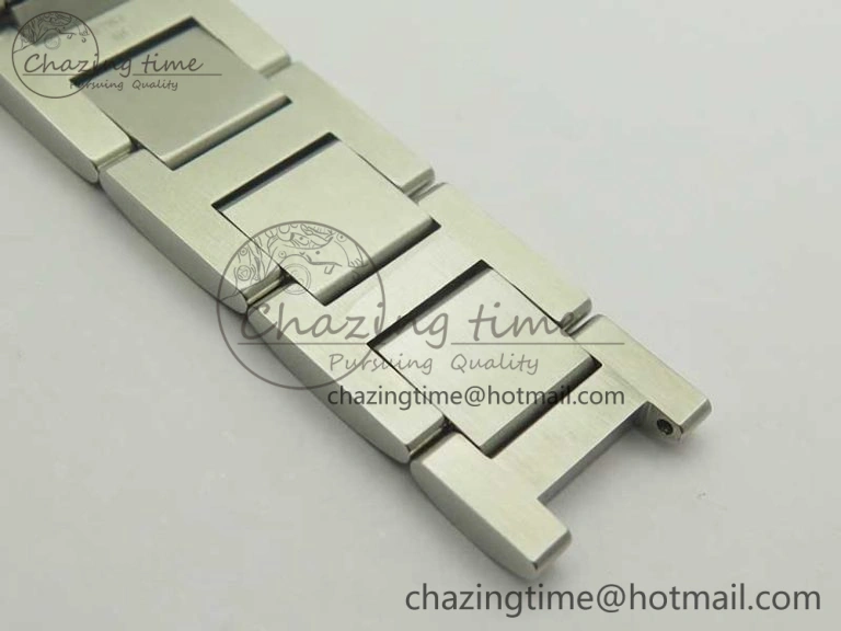 Ballon Bleu 42mm SS ZZF 1:1 Best Edition White Textured Dial On SS Bracelet A2824