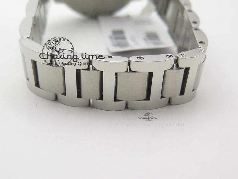 Ballon Bleu Best Edition 33mm SS White Textured Dial On SS Bracelet Ronda Quartz