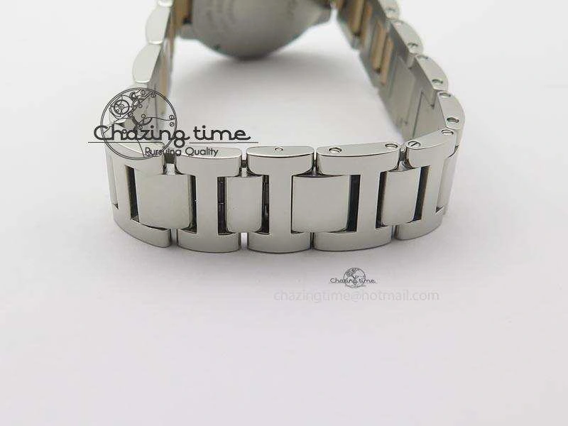 Ballon Bleu De V6 28.5mm SS RG Champagne Gold Dial On SS RG Bracelet Ronda Quartz