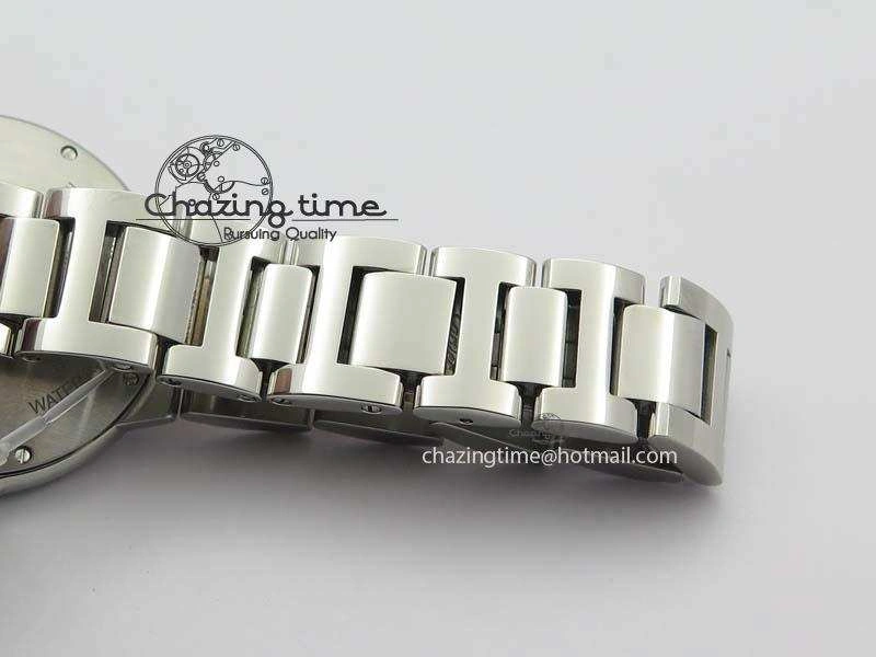 Ballon Bleu De V6 33mm SS RG Champagne Gold Dial On SS RG Bracelet Ronda Quartz