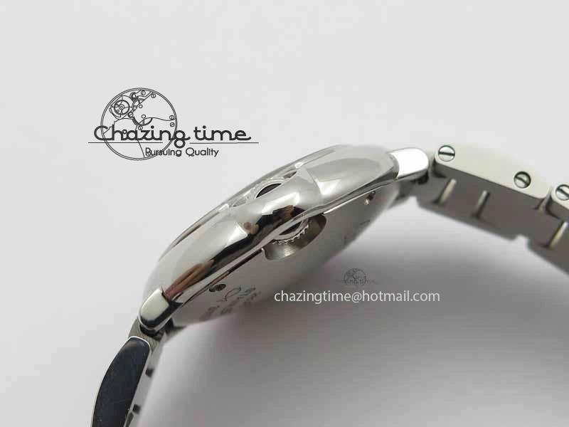 Ballon Bleu Ladies 28mm SS MK 1:1 Best Edition White Dial On SS Bracelet Ronda Quartz