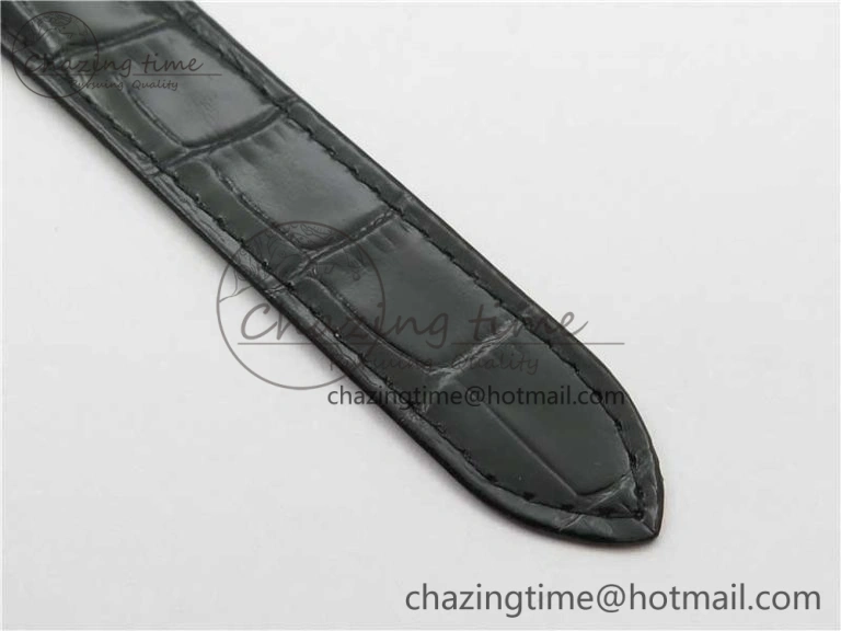 Ballon Bleu T Diamond YG Full Paved Diamonds Dial on Black Leather Strap Miyota 9015