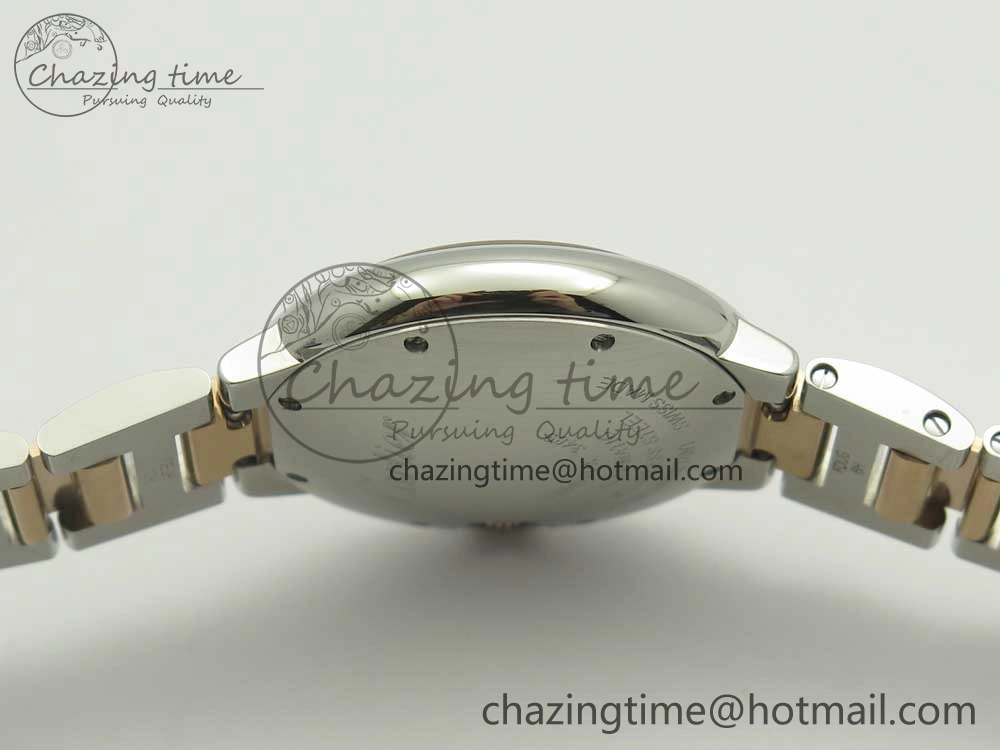 Ballon Bleu V6F 1:1 Best Edition 33mm SS RG RG Texture Dial on SS Bracelet SEIKO NH05A